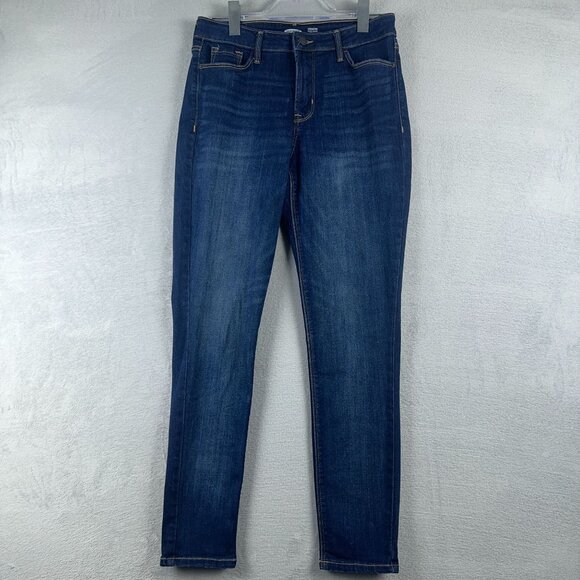 Old Navy Super Skinny Jeans Rockstar Secret Slim Pockets Women's Blue Size 10 - Picture 1 of 10